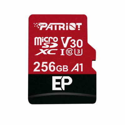 Patriot V30 A1/micro SDXC/256GB/UHS-I U3 / Class 10/+ Ada...