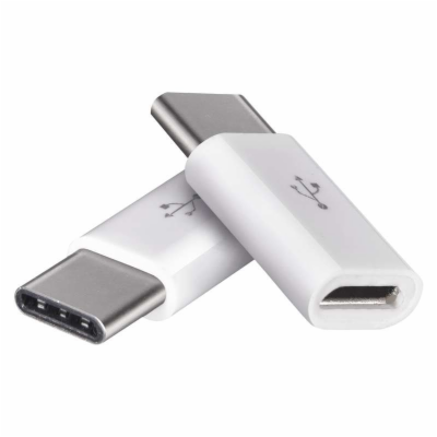 Emos adaptér USB 2.0 Micro-B samice - USB C samec, 2 ks