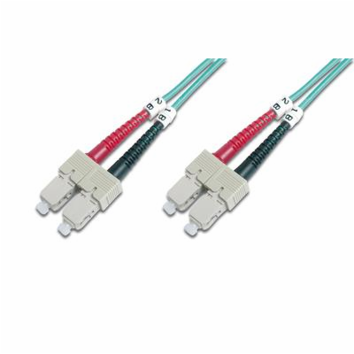 Digitus Fiber Optic Patch Cord, SC to SC Multimode 50/125...