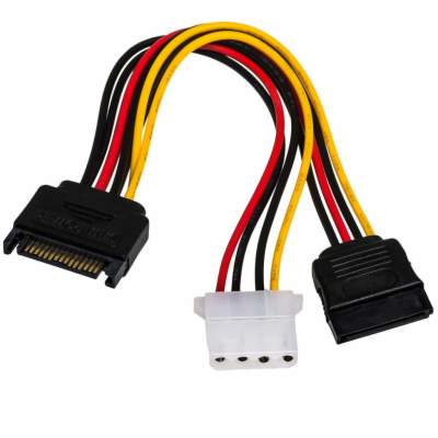 Akyga Adapter SATA / SATA / MOLEX 15cm AK-CA-32 Akyga ada...