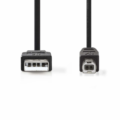 Nedis CCGB60100BK30 - USB 2.0 kabel | A Zástrčka - B Zást...