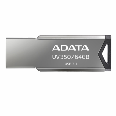 ADATA Flash Disk 64GB UV350, USB 3.2 Dash Drive, tmavě st...