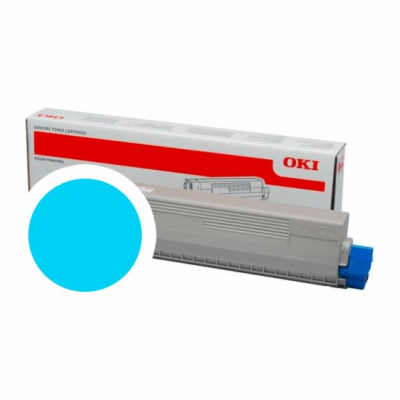 OKI 47095703 - originální OKI Cyan toner do C824/C834/C84...