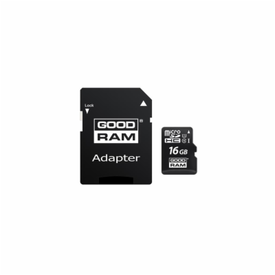 GOODRAM MicroSDHC karta 16GB M1AA, UHS-I Class 10, U1 + a...