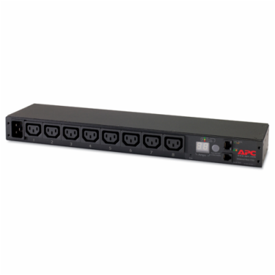 APC Rack PDU, Metered, 1U, 16A, 208/230V, (8)C13, IEC-320...