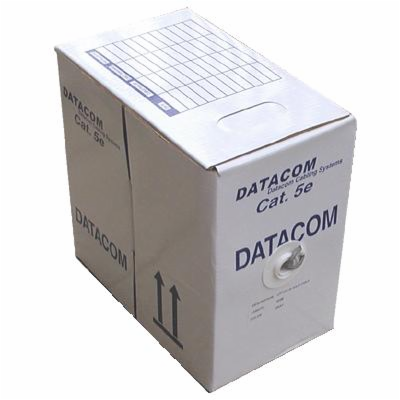 DATACOM kabel drát C5E FTP PE venkovní 305m box černý