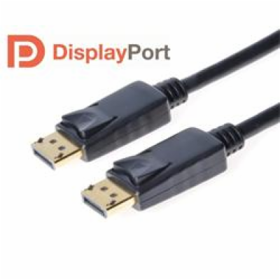 PREMIUMCORD DisplayPort 1.3/1.4 přípojný kabel M/M, zlace...