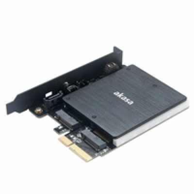 Akasa AK-PCCM2P-03 AKASA adaptér pro M.2 PCIe a M.2 SATA ...