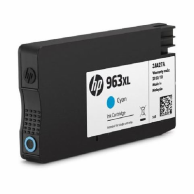 HP 963XL High Yield Cyan Original Ink Cartridge - 1600 st...