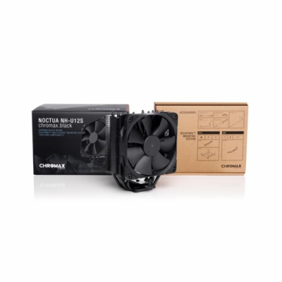 Noctua chladič NH-U12S chromax.black, 4-pin PWM, 1500RPM,...