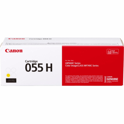 Canon TONER CRG-055H žlutý pro i-SENSYS LBP663Cdw, LBP664...