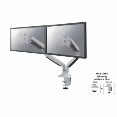 Neomounts Select  NM-D750DWHITE / Flat Screen Desk mount ...