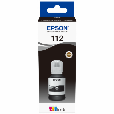 Inkoust Epson 112 Black - originální EPSON ink čer 112 Ec...