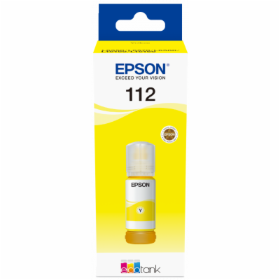 EPSON ink bar 112 EcoTank Pigment Yellow ink bottle