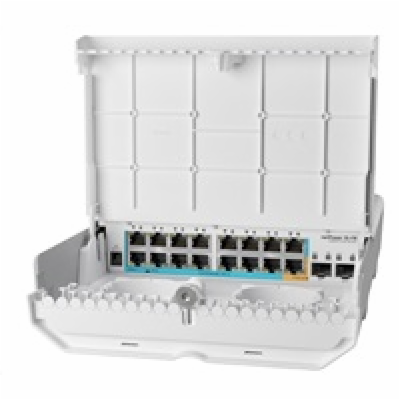 MikroTik Cloud Router Switch CRS318-1Fi-15Fr-2S-OUT, 800M...