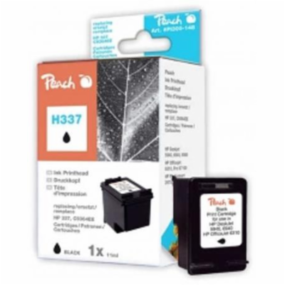 PEACH kompatibilní cartridge HP C9364E No.337, Black, 19 ml