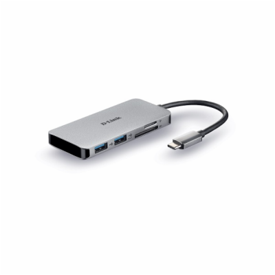 D-Link DUB-M610 6-in-1 USB-C Hub with HDMI/Card Reader/Po...