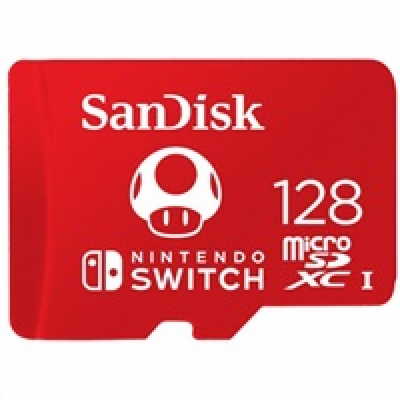 SanDisk MicroSDXC karta 128GB for Nintendo Switch (R:100/...