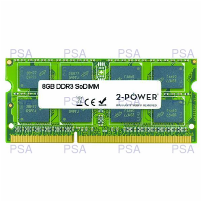 2-Power SODIMM DDR3 8GB MEM0803A MultiSpeed 1066/1333/160...