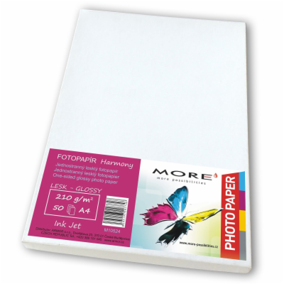 ARMOR More Fotopapír Harmony 210g,A4 glossy, 50listů, inkjet