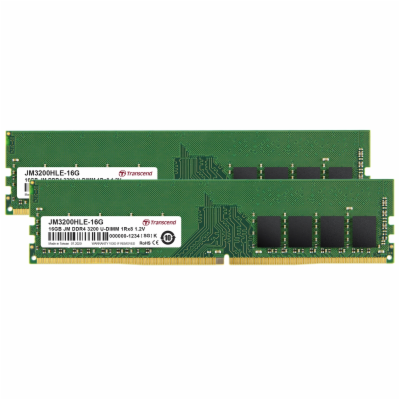 TRANSCEND DIMM DDR4 32GB (Kit of 2) 3200Mhz 1Rx8 2Gx8 CL2...