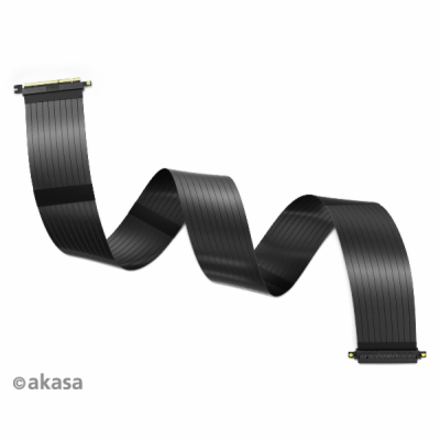 AKASA kabel RISER BLACK X2 Premium PCIe 3.0 x 16 Riser, 1...