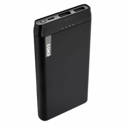 Powerbanka EMOS Alpha 10S, 10000 mAh, 10 W, černá