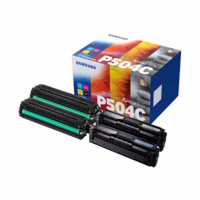 HP toner CLT-P504C (CMYK, 2500str, 3x1800str) pro Samsung...