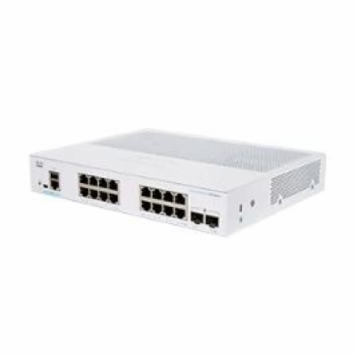 Cisco switch CBS350-16T-2G-EU (16xGbE,2xSFP,fanless)