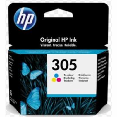 HP 305 Tri-color Original Ink Cartridge (100 pages)