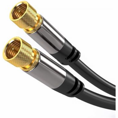 PREMIUMCORD kabel, satelitní anténní F male - F male (135...