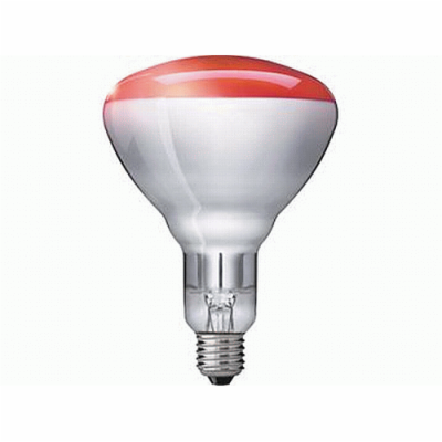 Žárovka PHILIPS BR125 IR 250W E27 Red