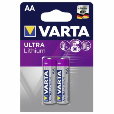 Baterie Varta 6106, AA/R06 lithium Blistr (2)