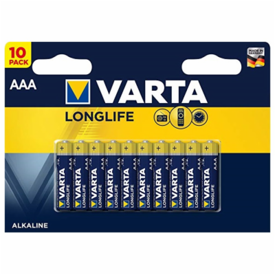 Baterie Varta 4103, AAA/R03 alk.LONGLIFE B10