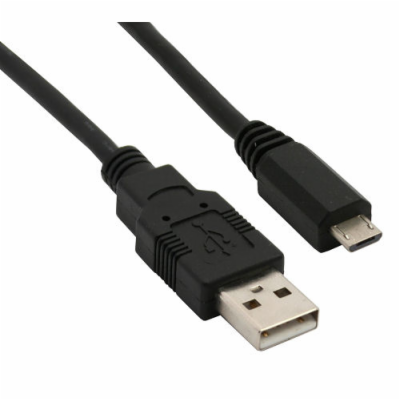 Solight USB kabel, USB 2.0 A konektor - USB B micro konek...