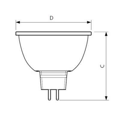 Philips LED žárovka GU5,3 MR16 7W 50W teplá bílá 2700K st...