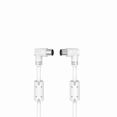 Anténní kabel 90 dB 10m, kolmé konektory, HAMA 205059