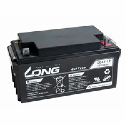 Baterie Long 12V 65Ah olověný akumulátor LongLife M6 10-1...