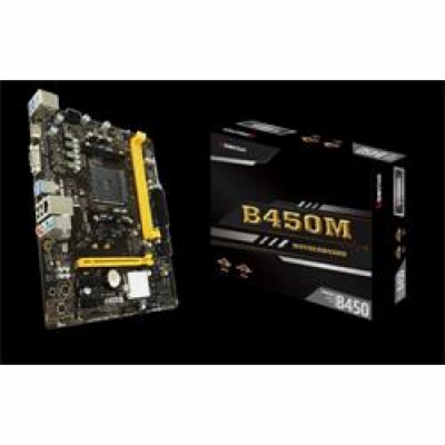 BIOSTAR B450, AM4, 2xDDR4, VGA/HDMI, 1xPCIe x16, 2xPCIe x...