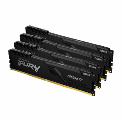 KINGSTON 32GB 3200MT/s DDR4 CL16 DIMM (Kit of 4) FURY Bea...