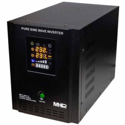 MHPower záložní zdroj MPU-1600-12, UPS, 1600W, čistý sinu...