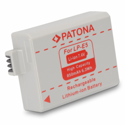 PATONA baterie pro foto Canon LP-E5 850mAh