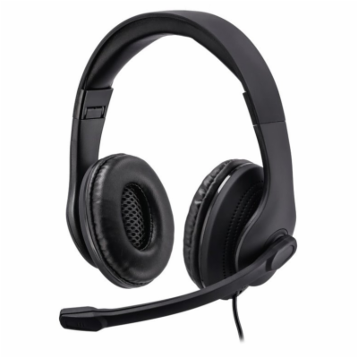 HAMA headset PC Office stereo HS-P200/ drátová sluchátka ...