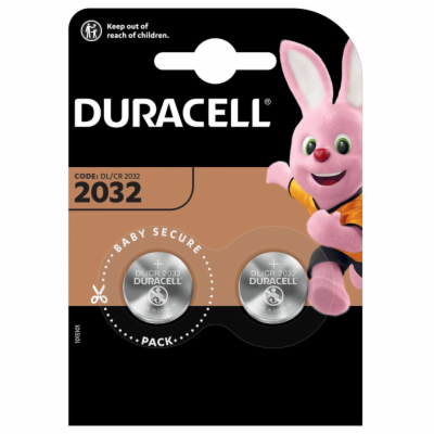 Duracell Lithiová knoflíková baterie CR2032 2 ks