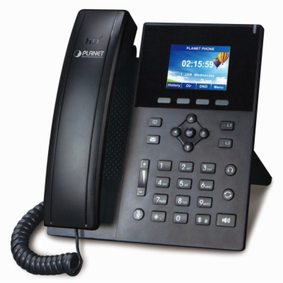 Planet VIP-1260PTVoIP telefon, HD audio G.722/Opus, barev...