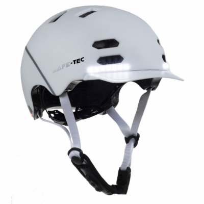 Safe-Tec SK8 SAFE-TEC Chytrá Bluetooth helma/ SK8 White S