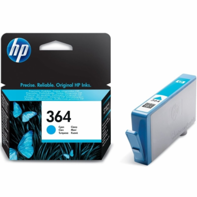 HP (364) inkoustová náplň Vivera azurová CB318EE originál