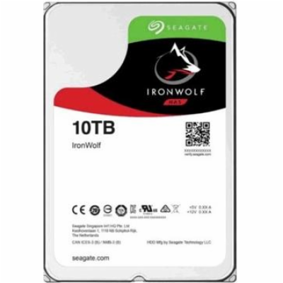 SEAGATE HDD 10TB IRONWOLF (NAS), 3.5", SATAIII, 7200 RPM,...