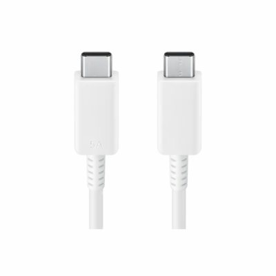 Samsung datový kabel EP-DX510JWE, USB-C, 5A, 1,8 m, bílá