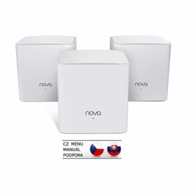 Tenda Nova MW5c (3-pack) WiFi AC1200 Mesh Gigabit system ...